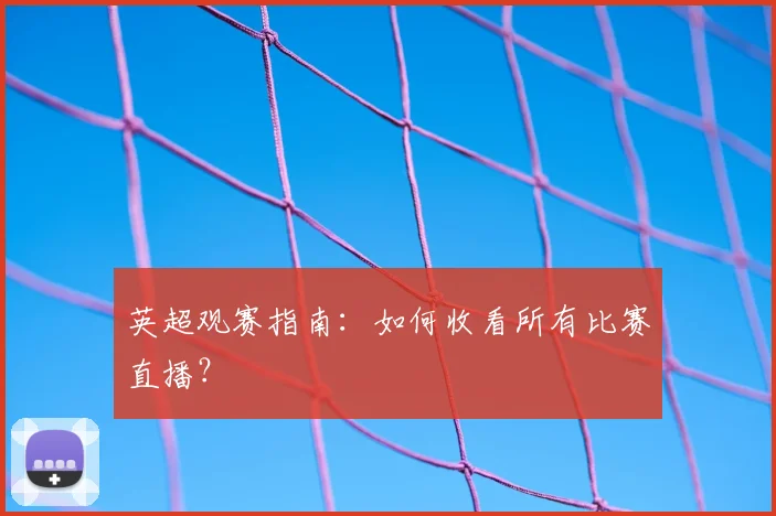 英超观赛指南:如何收看所有比赛直播?